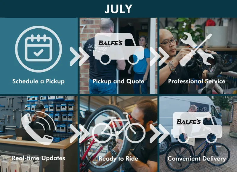 Balfe's Bikes Home Collection Bike Service Reservation- July